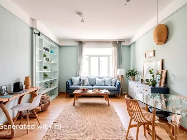 Studio - Etage Elevé - Balcon 