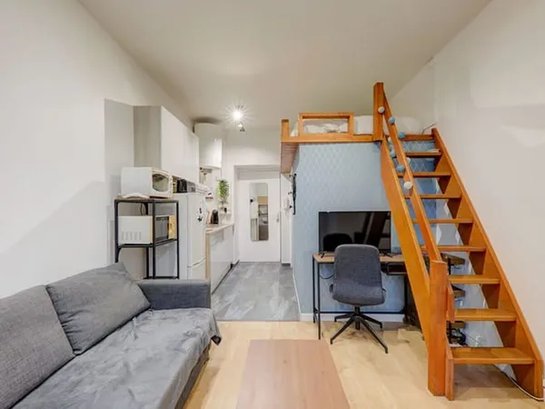 Studio 2 pièces 18 m² 