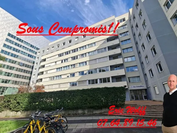 Studio 2 pièces 22 m² 