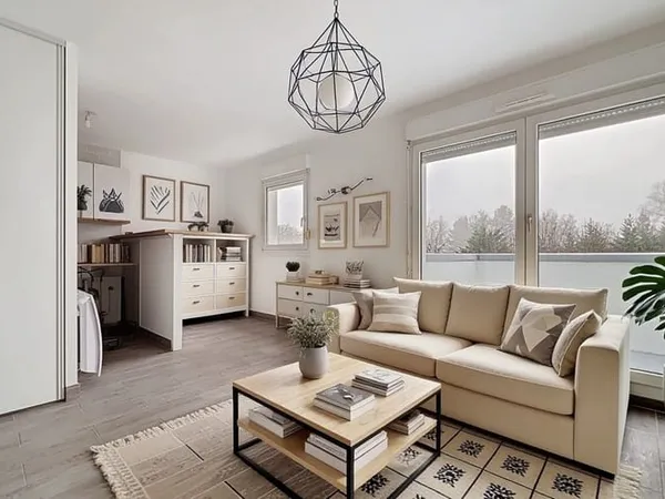 Studio 1 pièce 32 m² 