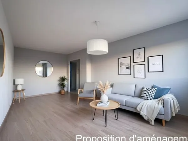 Appartement 3 pièces 61 m² 