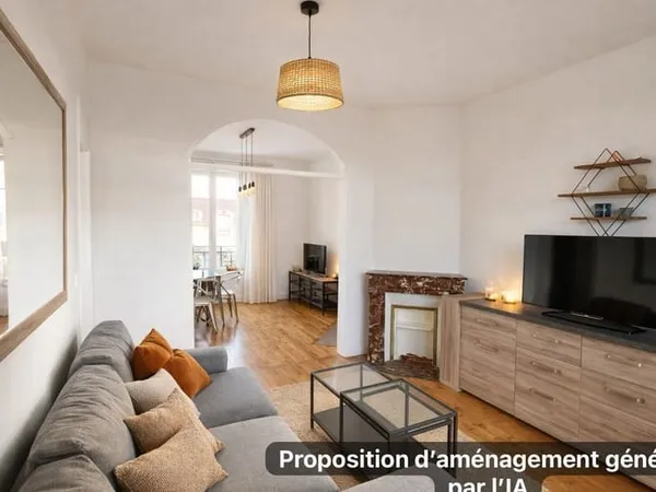 Appartement 3 pièces 44 m² 