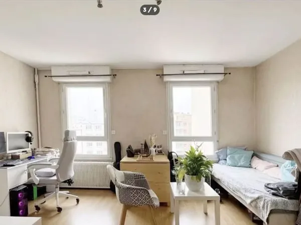 Studio 2 pièces 32 m² 