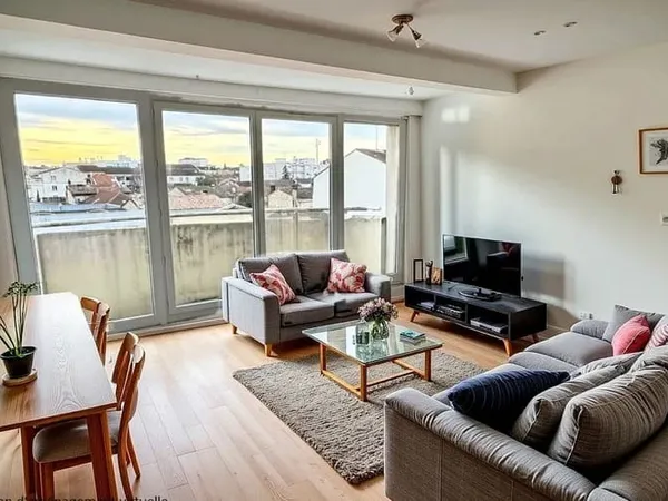 Appartement 3 pièces 53 m² 