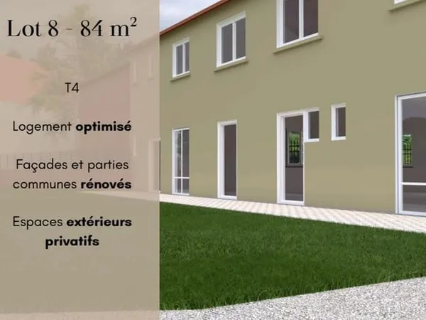 Appartement 2 pièces 84 m² 