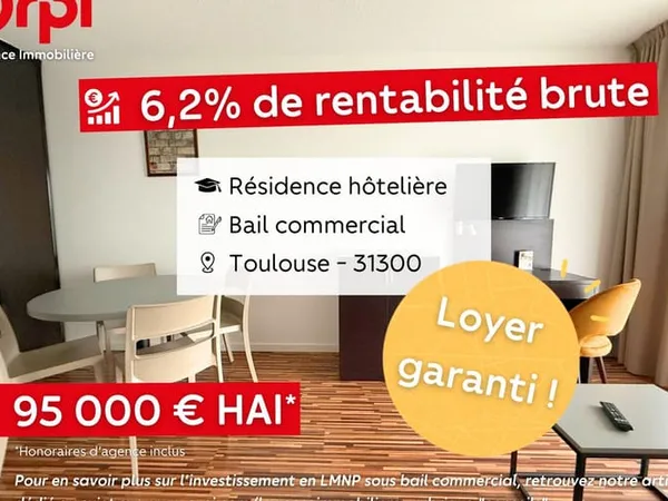 Appartement 2 pièces 34 m²