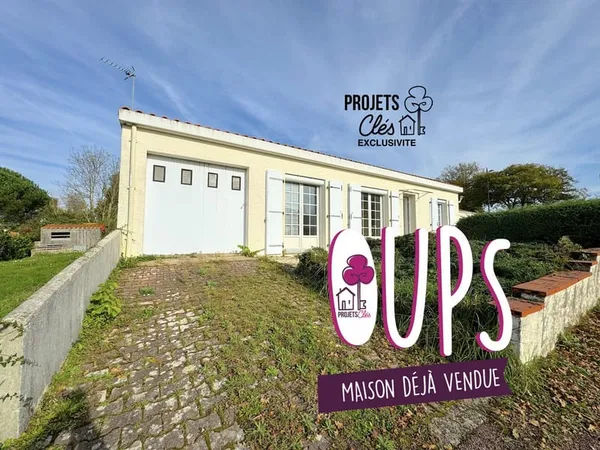 Maison à rénover, 2 chambres - proximité des commerces et services