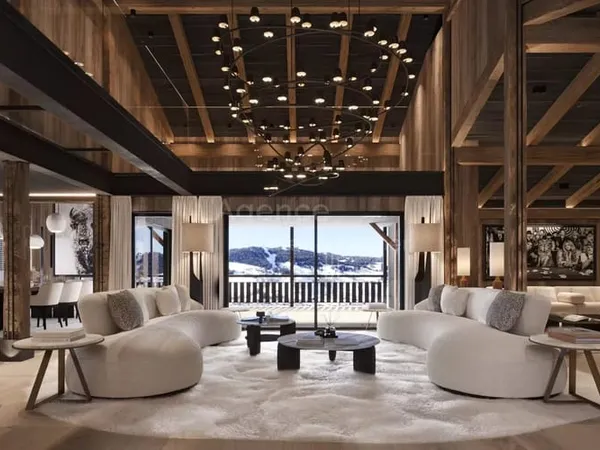 REF 577 : MEGEVE LE MAZ - PROCHE PISTES DE SKI - FERME AVEC PERMIS DE CONSTRUIRE