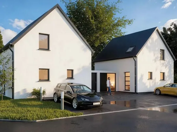 Au calme, maisons RE 2020 jumelées par les garages à oberentzen