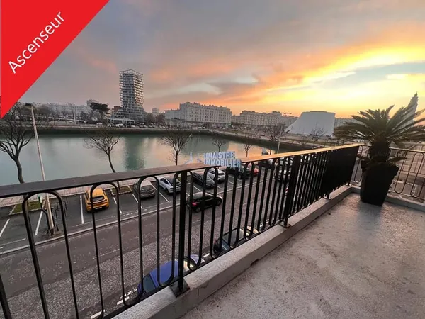 LE HAVRE QUAI GEORGE V VENTE APPARTEMENT 1 CHAMBRE POSS 2 TERRAS