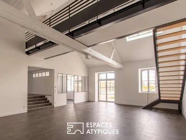 Un ancien chai réhabilité en loft XXL