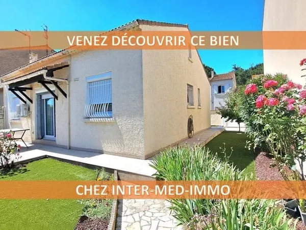 Agde 34300 Secteur Collège et Lycée Villa de 5 pièces de 108m² s