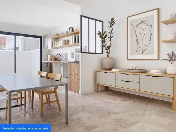 La Rochelle - Quartier Fétilly, maison esprit loft rénovée
