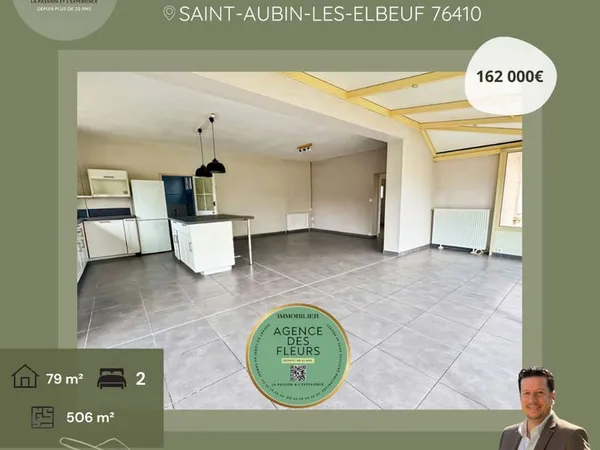 PAVILLON ST AUBIN LES ELBEUF - 4 pièce(s) - 79 m2