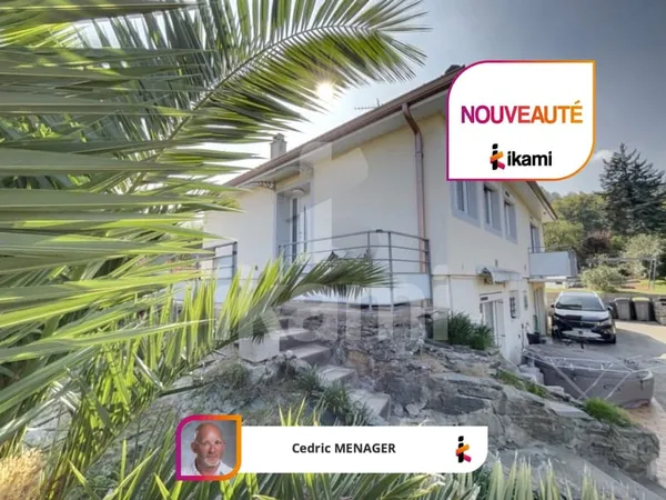Maison de 128 m2 sur sous-sol complet avec piscine et terrain à bâtir