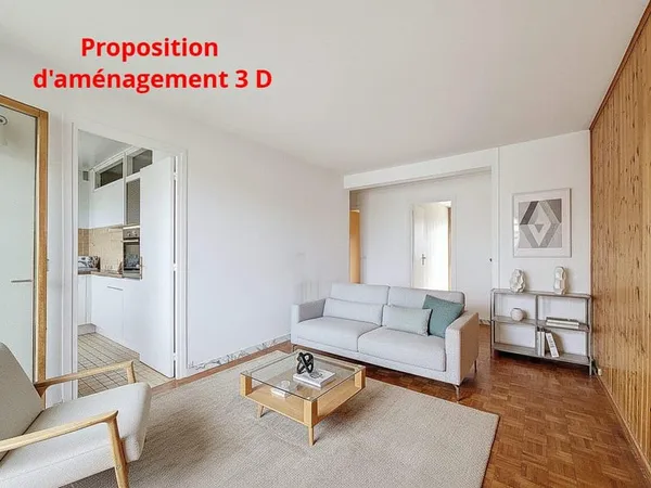 Appartement 3 pièces 50 m²