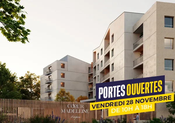2 pieces - Logement Sénior avec services - Residence Coeur Madeleine quartier La Madeleine 