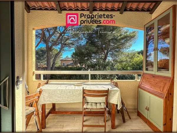 Appartement Saint Raphael 1 pièce(s) 21.66 m2 + Terrasse + Parking privé 