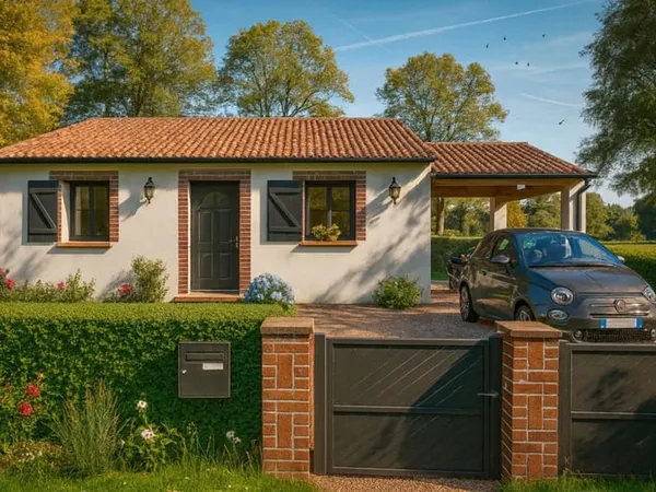 Villa 70m² + terrain plat 500m² 