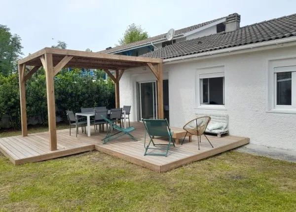 Maison /jardin - Bassin d Arcachon