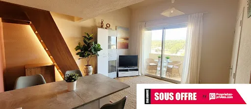 Appartement T2 Narbonne Plage balcon et parking 