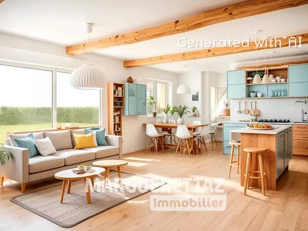Lumineuse maison individuelle, au calme, 4 chambres, 2 sdb/sde 