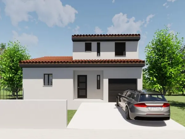 VILLA NEUVE A CONSTRURE A LATOUR BAS ELNE 