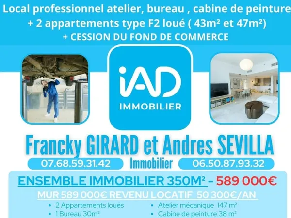 Maison avec appartements 2 pièces 318 m² 