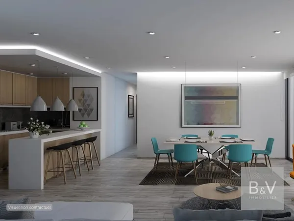 Charmant appartement 3 pièces de 66 m² avec terrasse de 27 m² 