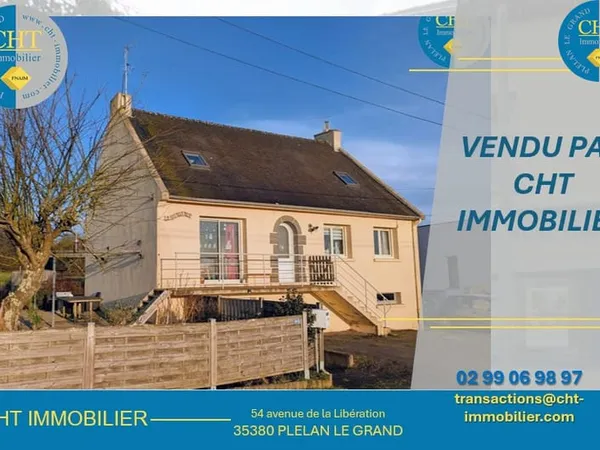 MAISON FAMILIALE DE 5 CHAMBRES SECTEUR PRIVILÉGIÉ DE GUER - BELLEVUE 