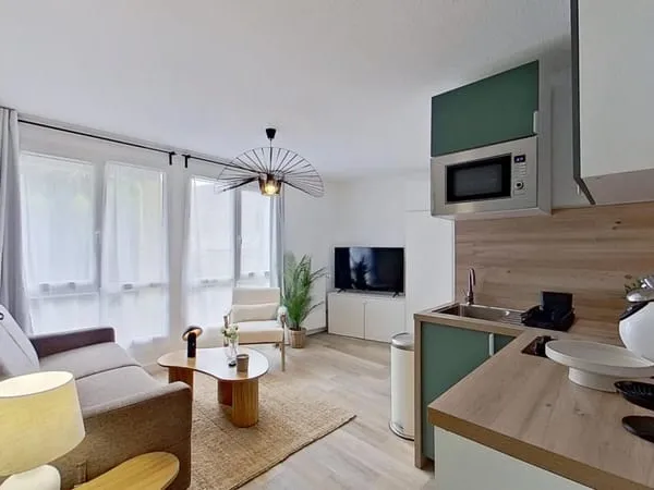 Studio 2 pièces 16 m² 