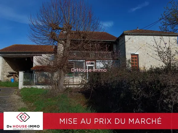Rare Exploitation agricole Corps de ferme Habitation pierre 17 ha un seul tenant 