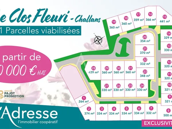 Terrain 329 m²