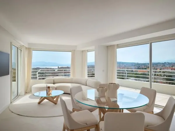 Cannes Californie 4 pièces toit terrasse vue mer 