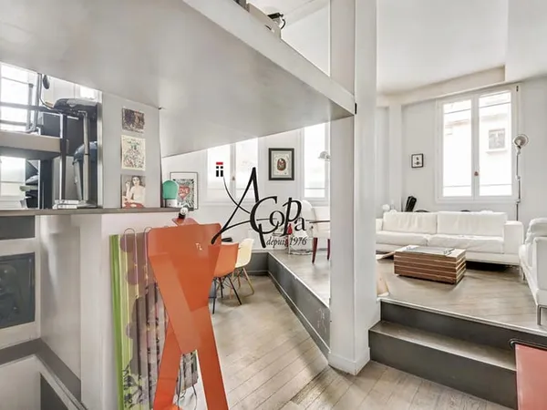 LOFT 100 M² (91 m² loi Carrez) M° Lamarck/Guy Moquet 