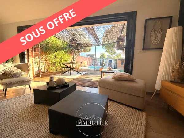 LAMBESC - MAISON DE PLAIN-PIED de 90m2 AVEC STUDIO de 24m2 