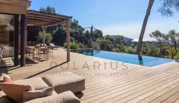 Villa de luxe près de la plage de Gigaro - Maison de vacances avec vue mer à La Croix-Valmer, Sud 