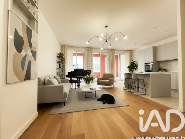 Appartement 3 pièces 64 m² 