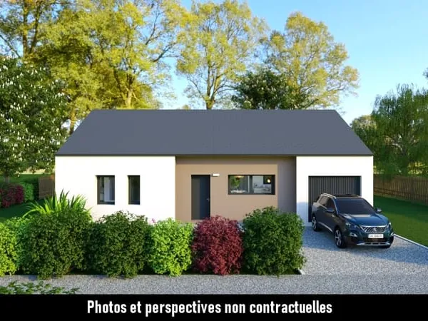 Maison plain-pied 3 chambres