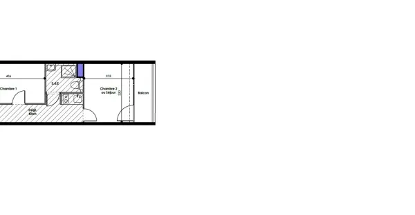Appartement 1 pièce 29 m²