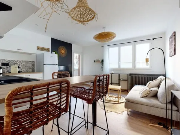 Colocation meublée équipée 3 chambres