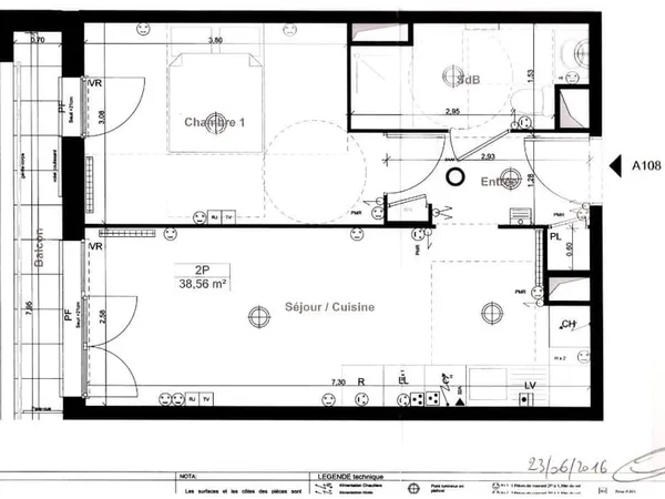 LOCATION d'un appartement de 2 pièces (42 m²) à Esbly