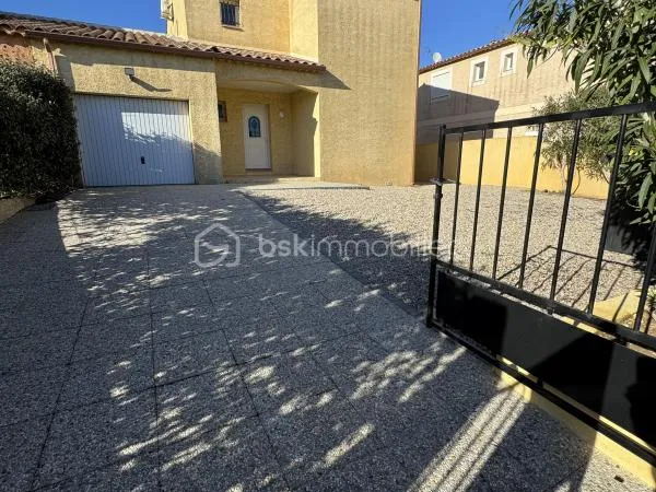 34490 LIGNAN SUR ORB - VILLA 113m2 - CHAMBRE EN RDC - AU CALME - JARDIN SANS VIS À VIS - GRAND GARAG