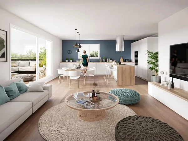 Un logement confortable avec terrasse