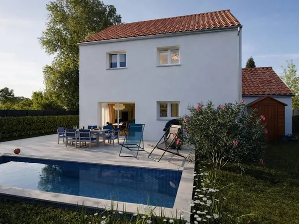 Maison Etage Tuiles 103m² Garage