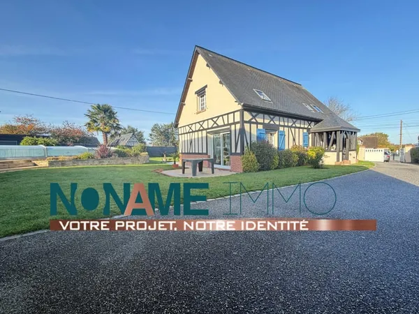 Pavillon familial rénové avec piscine couverte, dépendance et garage Bosroumois