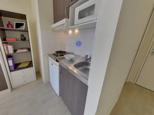 Studio 1 pièce 19 m²