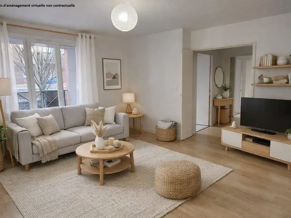 Appartement 2 pièces 51 m²