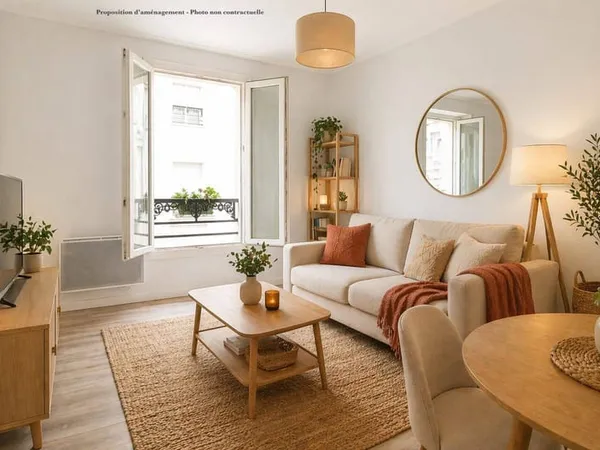Appartement 2 pièces 36 m² 
