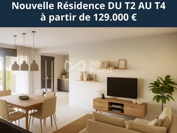 Appartement 3 pièces 64 m² 